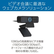 (Kensington) W2000 1080p FOV 75 USB-A USB-C K81175JP 켄싱턴 오토 포커스 웹캠 블랙 °