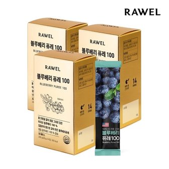  로엘 블루베리 퓨레 100 (20g x 14포) 3박스
