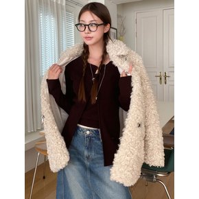 [현서 PICK] FAUX FUR SHEARING JACKET IV