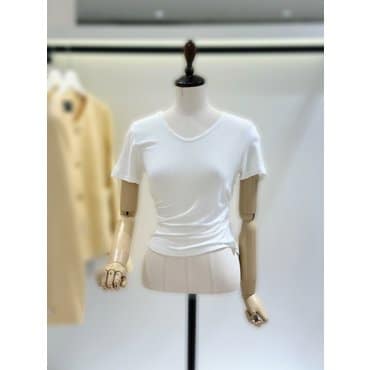 반에이크 자수 프린트 하프 슬리브 반팔 티셔츠 (VB55TSM202Z)