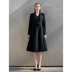 CASHMERE TAILORED COAT DRESS SETUP