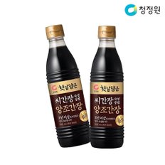 청정원 씨간장 숙성 양조간장 골드 500ml x5개