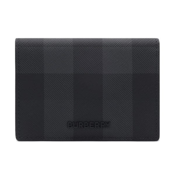 [부산점] 26SS 남성 체크 폴딩 카드지갑 (8070204 CHARCOAL 26S)