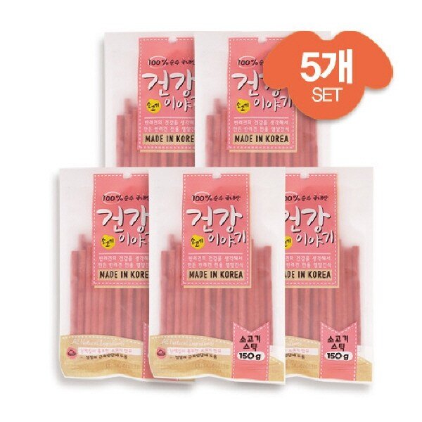 건강이야기 소고기져키 150g x 5개