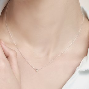 [태연 착용][sv925]cube ball necklace