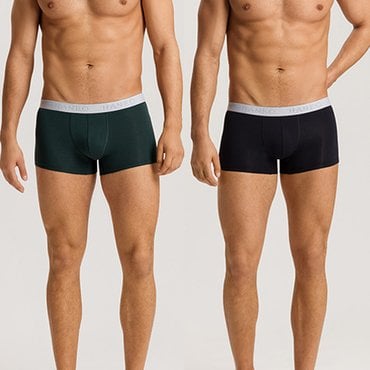 한로 Cotton Essentials Pants 2 Pack (73078_Laurel/Black)