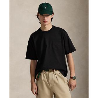 폴로 랄프 로렌 남성 빅핏 헤비웨이트 저지 티셔츠(MNPOTSH1N823161001)