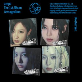 개봉앨범 포카 없음 / 에스파 (aespa) - 정규1집 Armageddon (Poster Ver.)