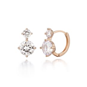 14K 포인트 블링블링 원터치 귀걸이 (gold pin) ELGPEE331