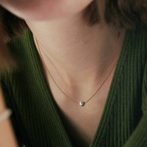 [925 silver] Un.silver.156 / bondir necklace (gold)(2 type)