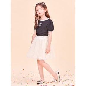 [34%OFF][BEANPOLE KIDS][러블리 빙키 걸즈] 플라워 포인트 튜튜 스커트  아이보리