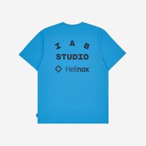 아이앱 스튜디오 x 헬리녹스 티셔츠 시안 블루 IAB Studio x Helinox T-Shirt Cyan Blue