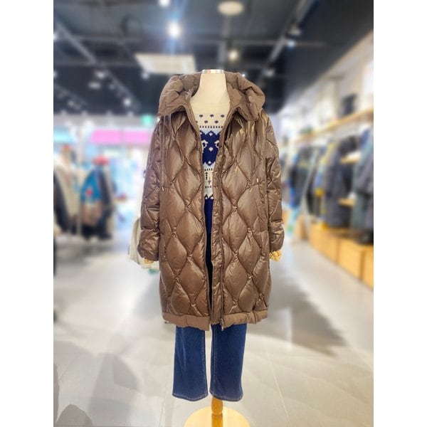 [여주점] 윙 후드 샤이닝 패딩 (BAPDE5461)