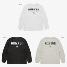 NT7TQ50 키즈 하이 마운틴 긴팔 라운드 티 KS HI MOUNTAIN L/S R/TEE