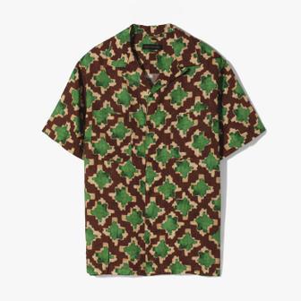 샌프란시스코마켓 이스트하버서플러스 셔츠 MIAMI 311 CAMP SHIRT BROWN EHD1M40002A50