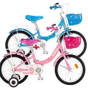 [스마트] 키즈 탑키드 자전거 16 핑크 블루