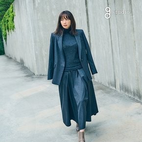 24FW 울블랜디드 플리츠 스커트