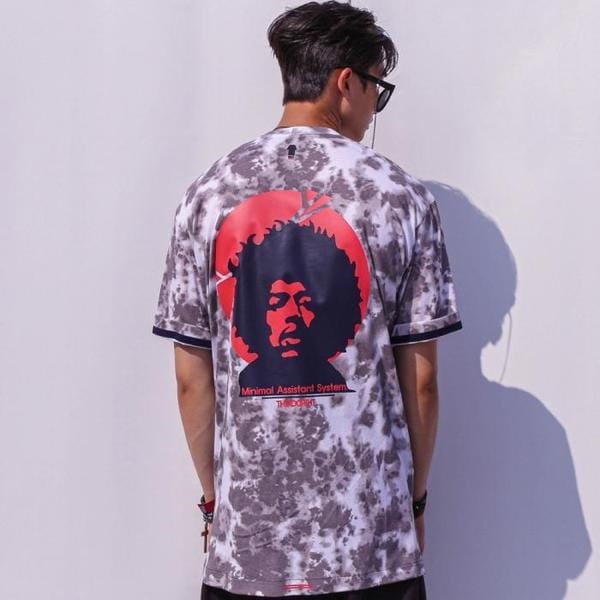 [THIRD] AFRO HAIR T-SHIRT_블랙(1)