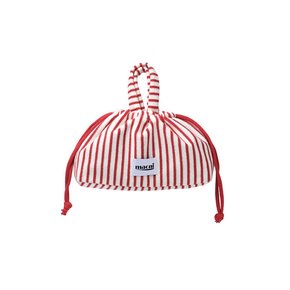 TERRY STRING PUFFY BAG RED