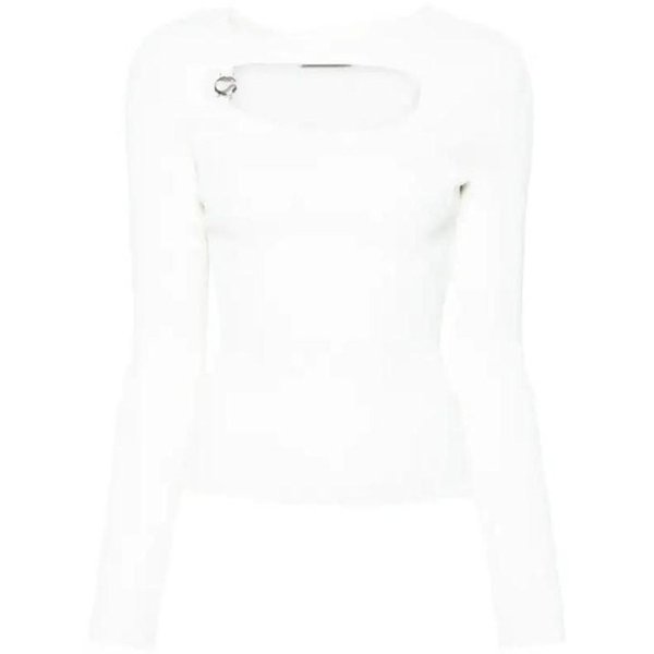 스웨터 COPW241PRTS011WH WHITE DOM