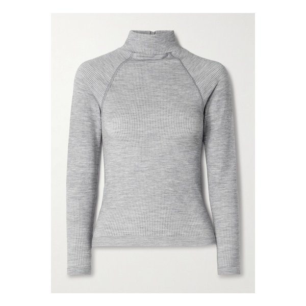 코도바 스토우 골지 울 혼방 터틀넥 베이스 레이어 그레이 1647597343734719