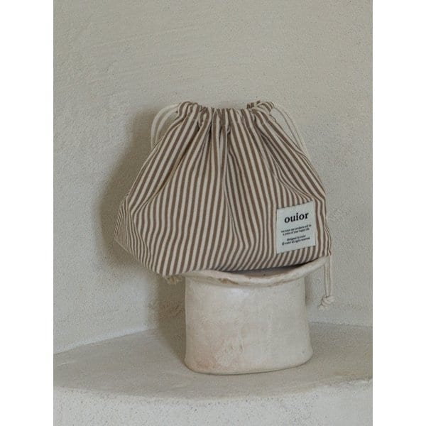 chubby string pouch_pasta brown