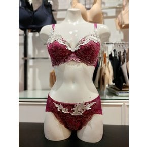 [부산점] 살루트 블링블링 펄 모티브 브라 팬티세트(DBR0439DPT0439A WI)