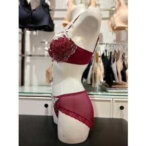 [부산점] 살루트 블링블링 펄 모티브 브라 팬티세트(DBR0439DPT0439A WI)