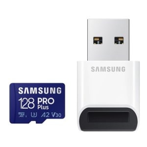 엠지솔루션 삼성 microSD Card 128G Class10 PRO Plus 리더기