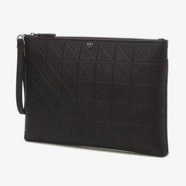 닥스 DBBA5E279BK [클러치(L-Size)][GRID MAXI][그리드 맥시] 블랙 그리드 패턴엠보 소가죽