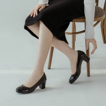 소보제화 칼레톤 라운드 베이직 미들힐 5cm