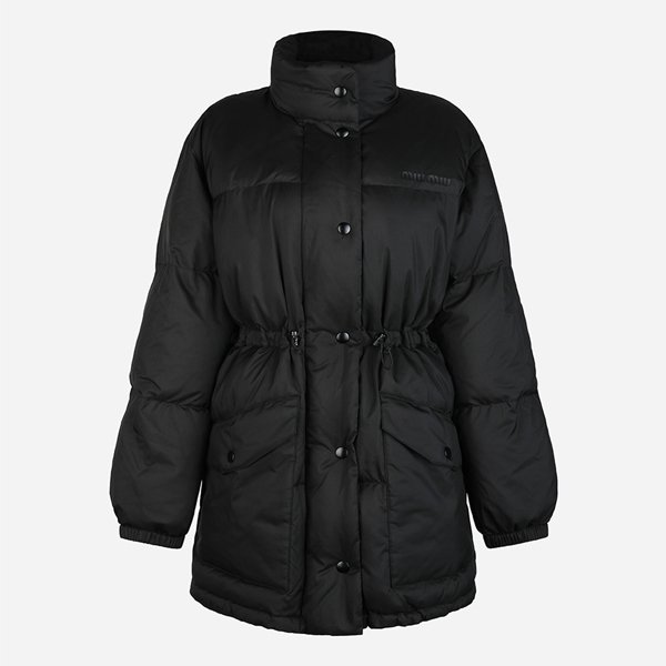 [시흥점] 6S ML1437 158A F0002 테크니컬 퐁제 다운 롱 자켓 블랙