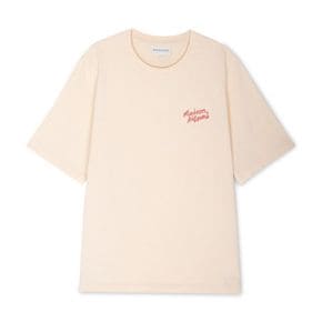 24SS 메종키츠네 반팔 티셔츠 핸드라이팅 여성 FRESH COTTON MW00126KJ0119 P705 79556718