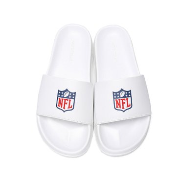 NFL [본사직영]엔에프엘 쉴드 로고 슬라이더 WHITE