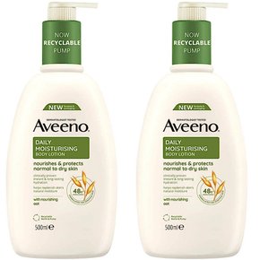 아비노 데일리 모이스처라이징 로션 Aveeno Daily Moisturising Lotion 500ml 2개