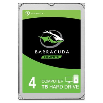 씨게이트 바라쿠다 3.5인치 HDD 하드디스크 4TB ST4000DM004 (5400RPM/256M) 2년보증