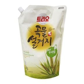 설거지 세척제 1200ml 곡물 기름때 식기 세척 세제