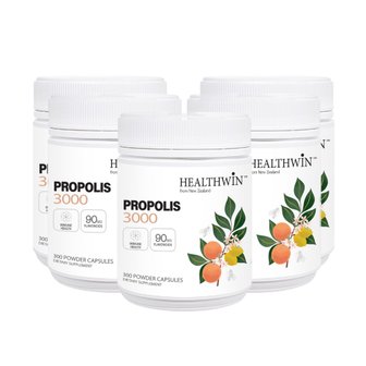  헬스윈 프롬 뉴질랜드 프로폴리스 3000 300파우더캡슐 5개
