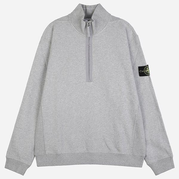 [시흥점] 5F 6100068 S0M20 V0M64 와펜 패치 하프 집업 스웨트셔츠 그레이