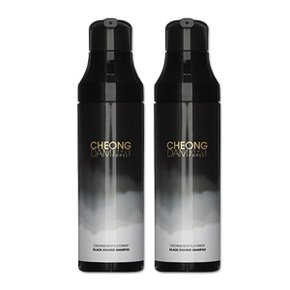 청담스타일 포레스트 블랙체인지 염색 새치 흰머리 샴푸 흑갈색 200ml x 2통