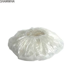 비닐모자 10입 비닐캡 헤어캡 샴푸캡 트리트먼트캡 샤워캡 파마모자 퍼머캡 펌모자 스트레이트