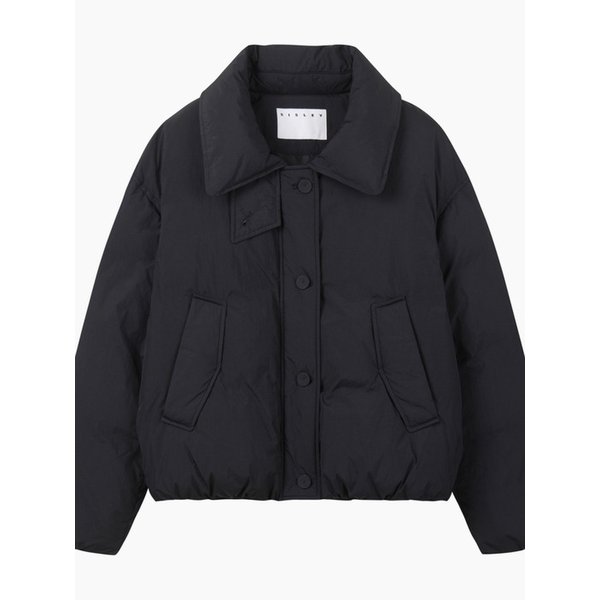 [Online Exclusive] 비죠 스탠드카라 덕 다운 점퍼_SAPDE1611BK