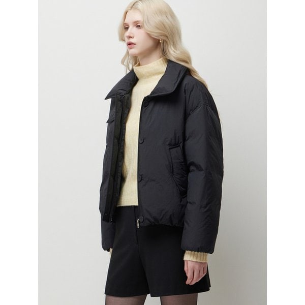 [Online Exclusive] 비죠 스탠드카라 덕 다운 점퍼_SAPDE1611BK