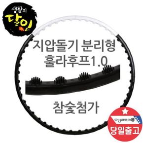 생활의달인 뷰티라인업 1kg 참숯 지압 돌기 훌라후프