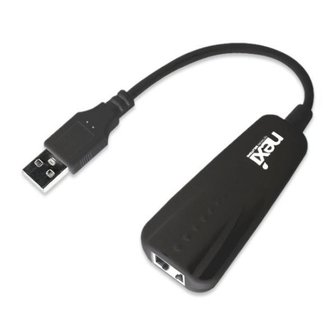 아이코다 NEX USB2.0 유선랜카드 USB 블랙 NX300