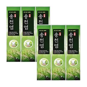 송천염 치약 120g 3입 x2