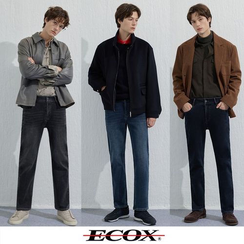 에콕스 남성 이중직 기모데님팬츠 3종[36238333]