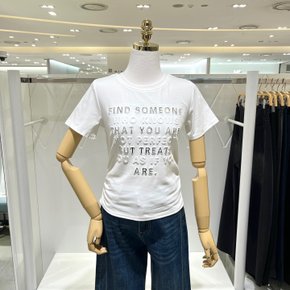 엠보 레터링 티셔츠 621130