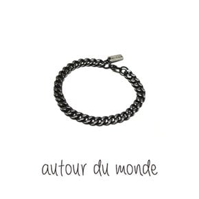 black chain men bracelet