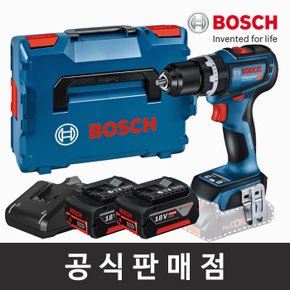 정품 GSB 18V-90 C 5.0Ah 2EA세트 브러쉬리스 충전임팩트드릴드라이버